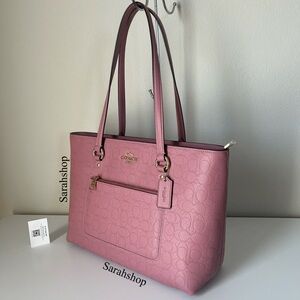 ✅Coach Station Tote Bag In Signature Leather